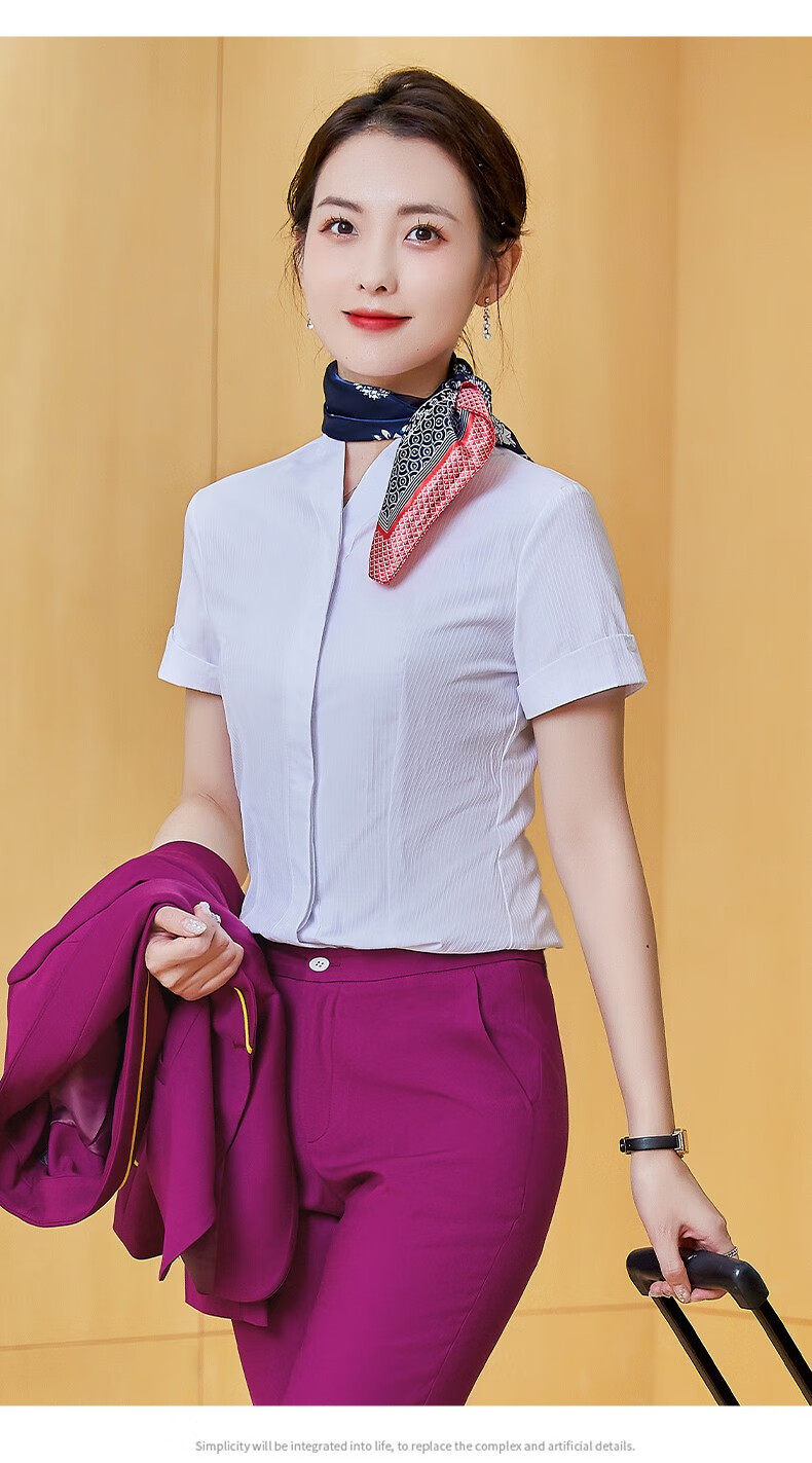 微羽轩马甲女职业装女装套装夏季南航空姐制服女士正装前台酒店专柜