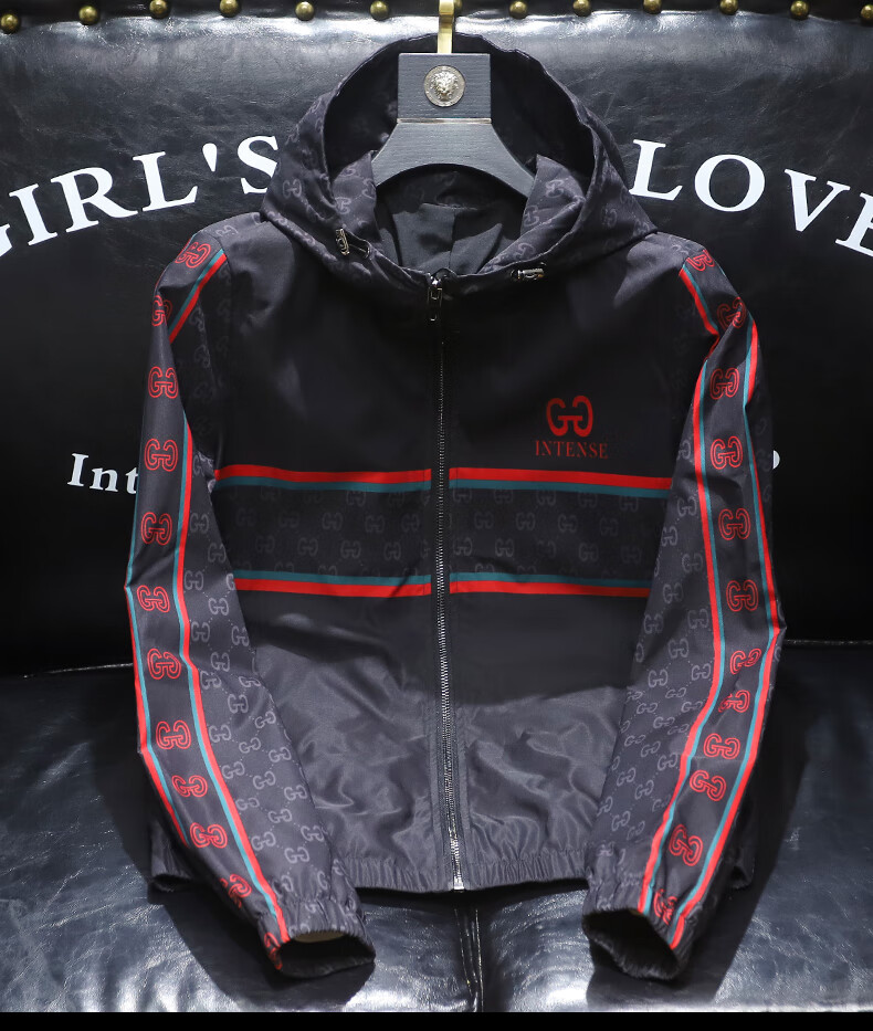 olomm欧洲站酷奇潮流男装春季新款迷彩印花外套男欧货网红型男精神