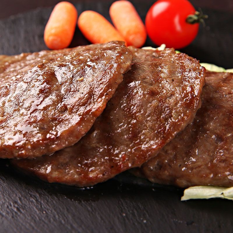 牛汉堡牛肉饼冷冻半成品懒人食材油煎上品牛肉饼(黑胡椒口味) 正大
