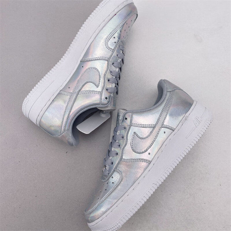 潮流轻奢】空军一号lunar af1 low sp 低帮液态银 电镀潮流男女运动鞋