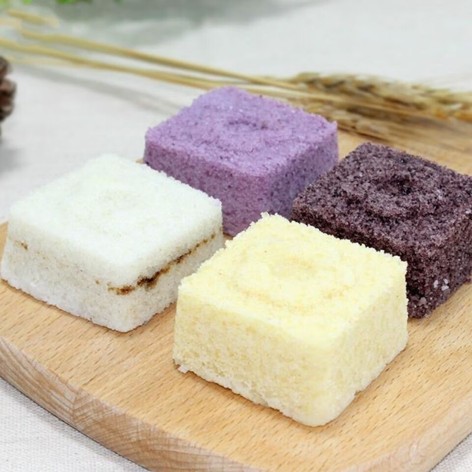 速运淮扬米糕70个宁波糕点特产黄米糕紫米糕白米糕黑米糕糯米点心豆乐