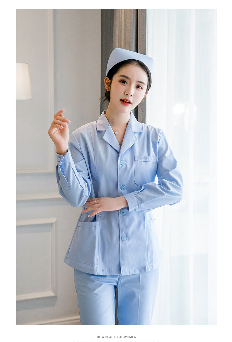 养老护理员服装养老院护工工作服护士服短袖女夏装两件套医生分体套装