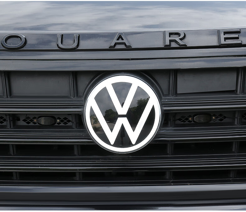 车头中网流水灯 大标改装饰 新途锐·发光车标【前置】流光白光 19-22