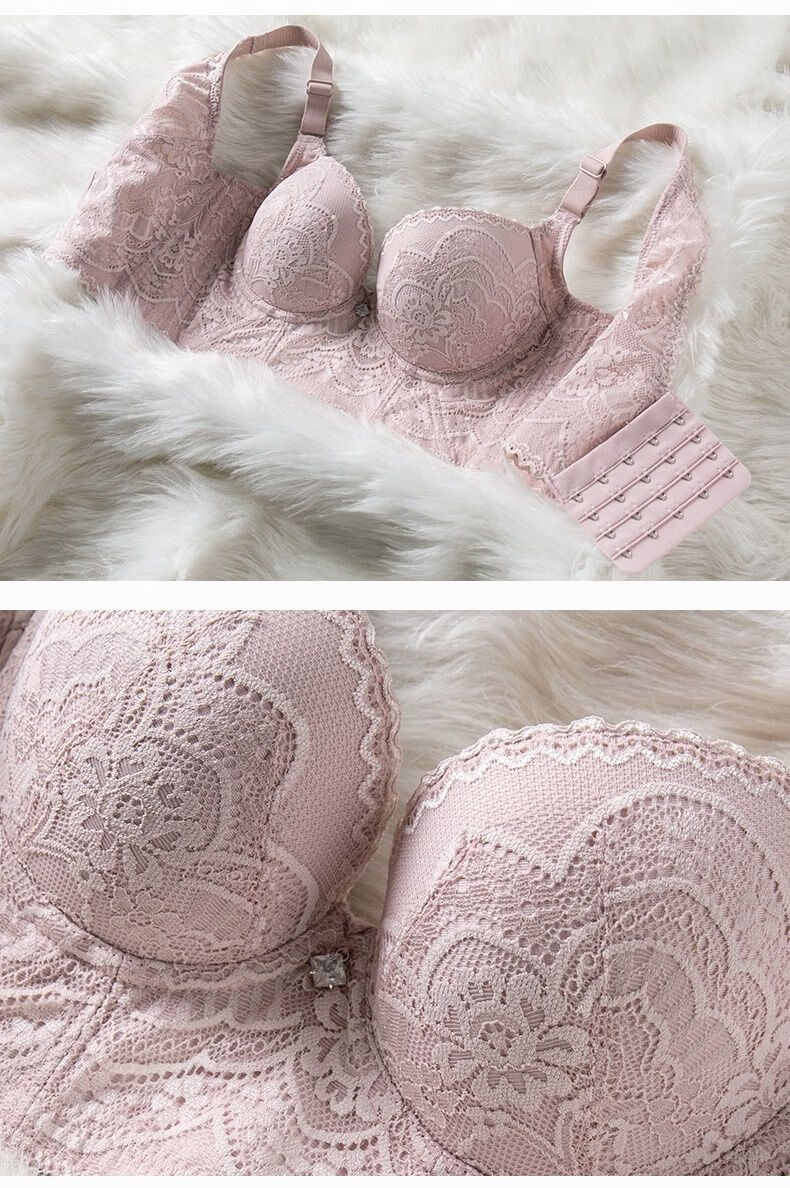 hkaq美容院同款香港御塑剪标处理调整型内衣女文胸聚拢小胸中厚侧收