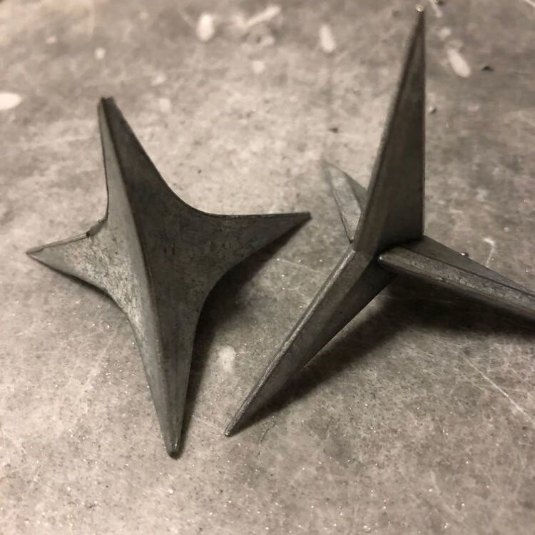 定制(10个装)防止乱停车神器三角钉 不倒铁蒺藜钉防盗钉 三角形 总