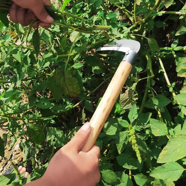 镰刀割草刀定制割韭菜镰刀割菜木把收割韭菜镰刀联能 铁把小镰刀