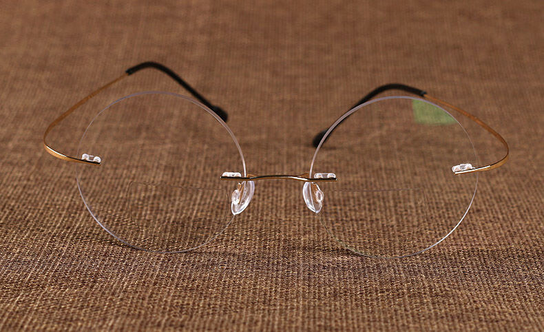 圆框双光老花镜男式远近无框老花镜两用轻变色渐进多复古好看普通单光