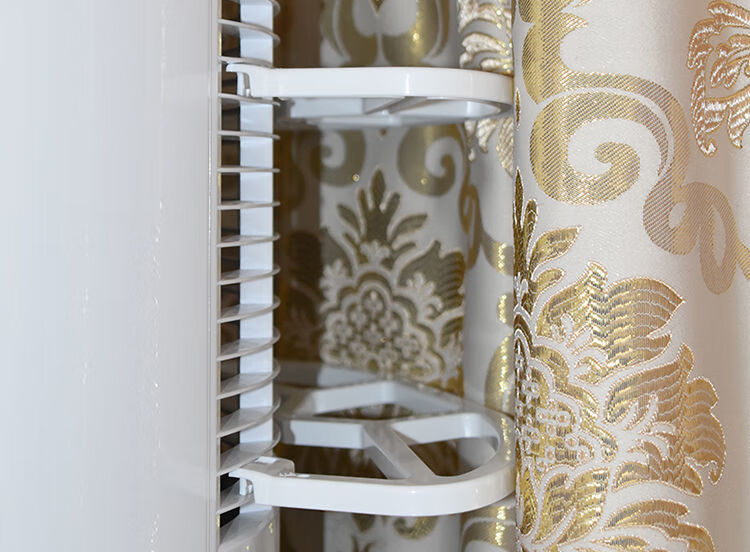 空调防吸窗帘支架防止吸附圆桶柱形立式柜机后面进风口挡窗帘 4个格力