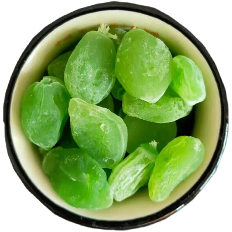 绿瓜子梅无核蜜饯青脆梅子零食休闲翡翠青梅办公室果干瓜子梅袋装 绿