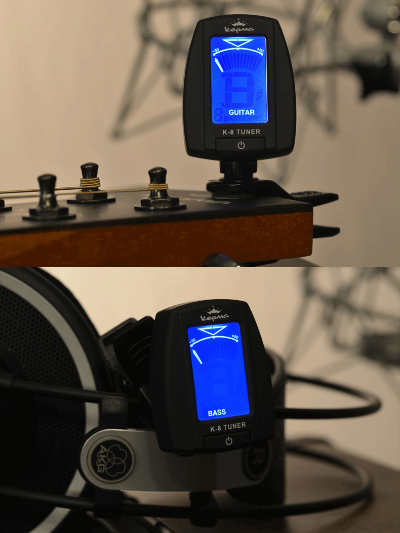 原装卡马吉他调音器尤克里里古典电吉它通用校音器民谣吉他调音器