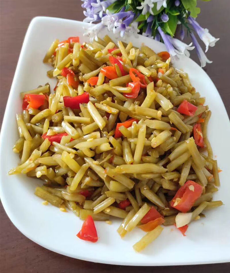 湖北特产竹溪泡菜酸菜酸红薯杆萝卜杆子凉拌泡菜老坛酸水腌制下饭200g