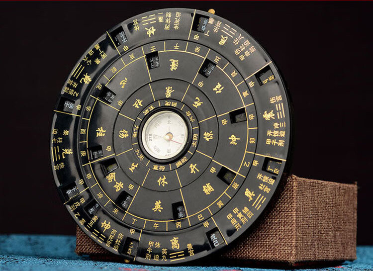 奇门遁甲活盘六壬盘奇门式遁甲罗盘易经活解多用罗转盘高精度综合盘