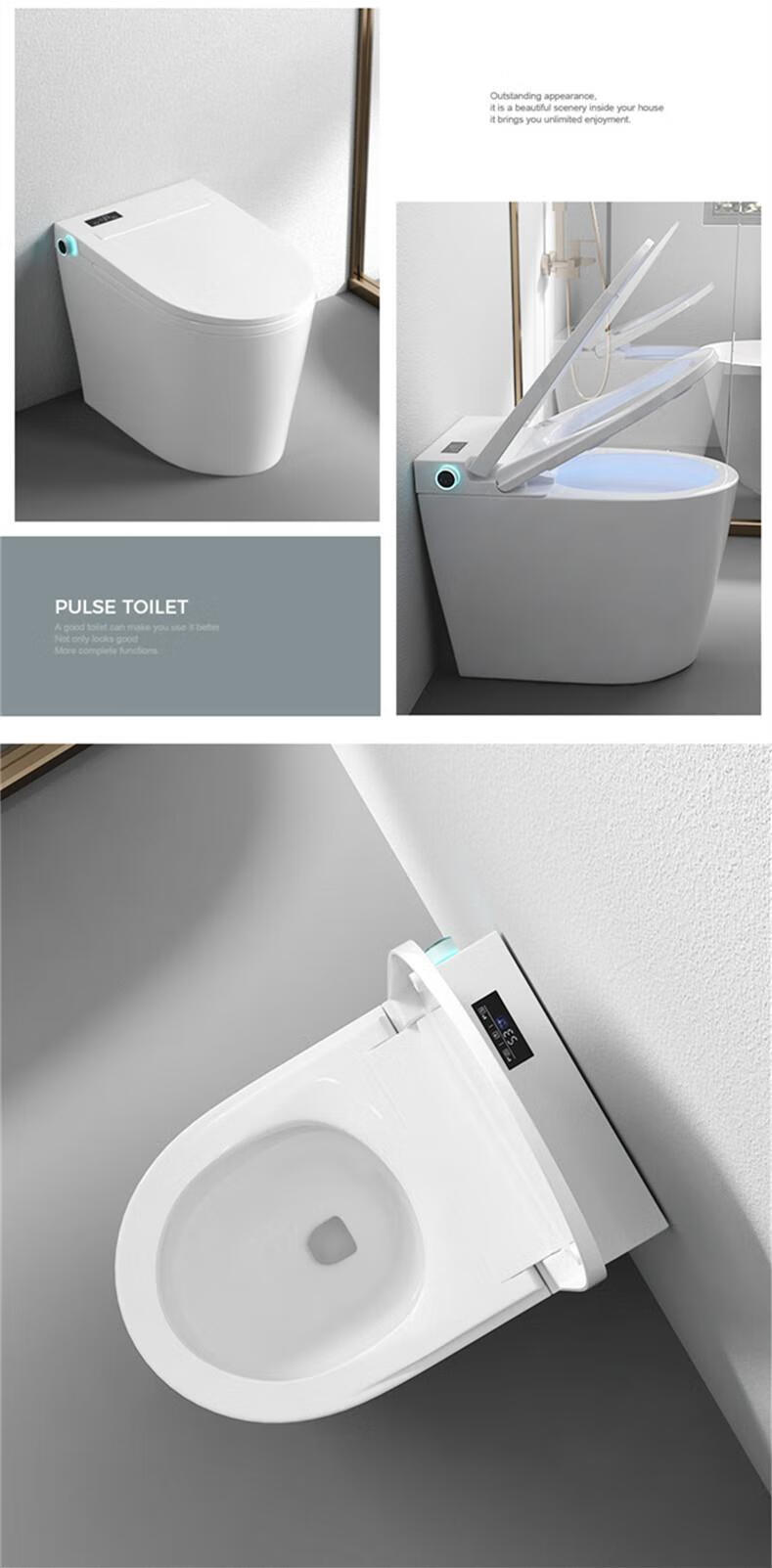 hcg马桶家用和成卫浴家用一体式电动坐便器无水压限制多功能自动a款