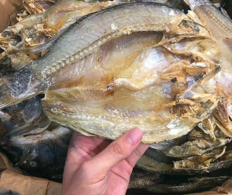 广东珠海特产咸鱼干自晒白蕉鲈鱼干海鲈鱼干货去内脏袋装250克 250克