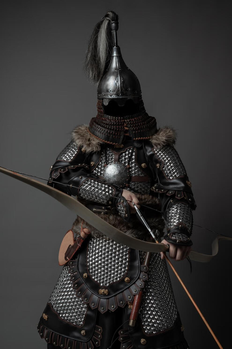 甲胄铠甲宋 明扎甲 札甲 甲胄 真人可穿 中式盔甲 将校 小码黑札甲