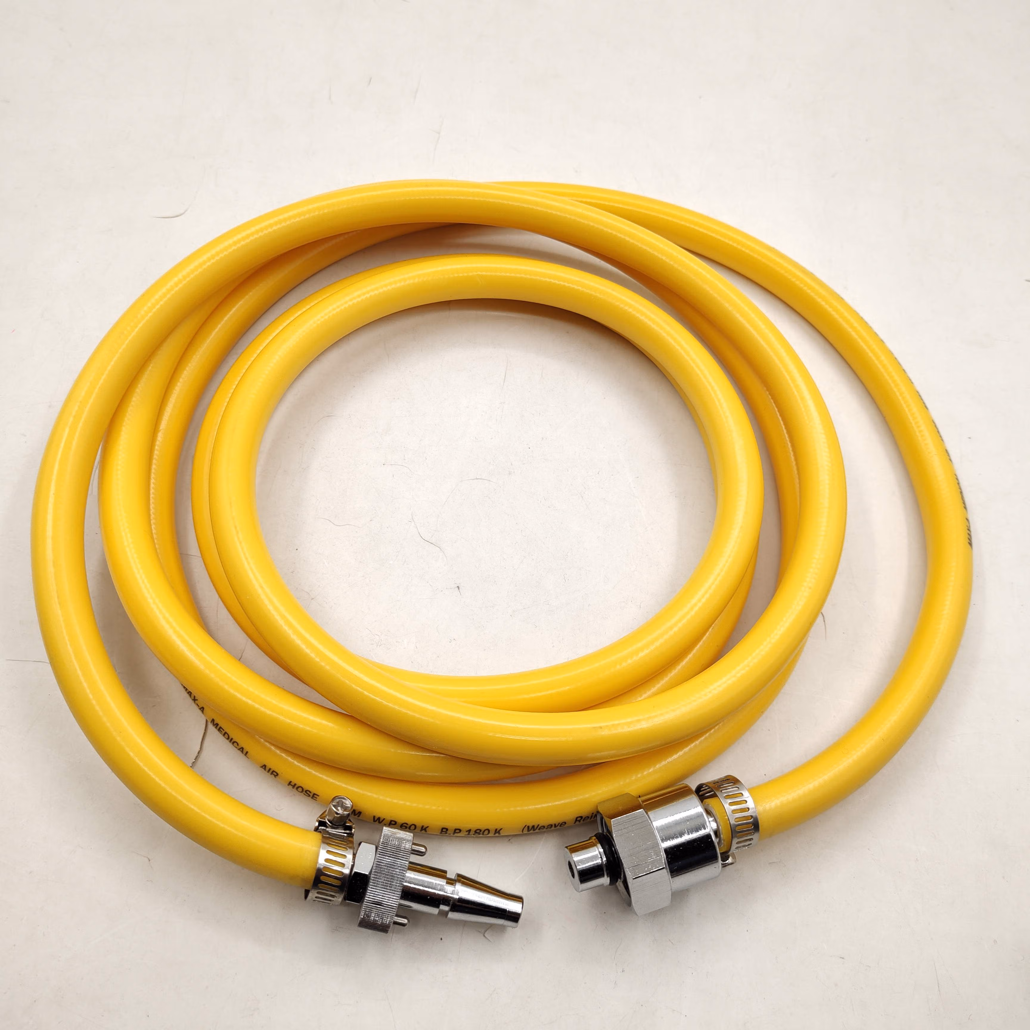 迈瑞氧气空气源接头供氧气源吊塔管路机器端3米黑管国标空气接头