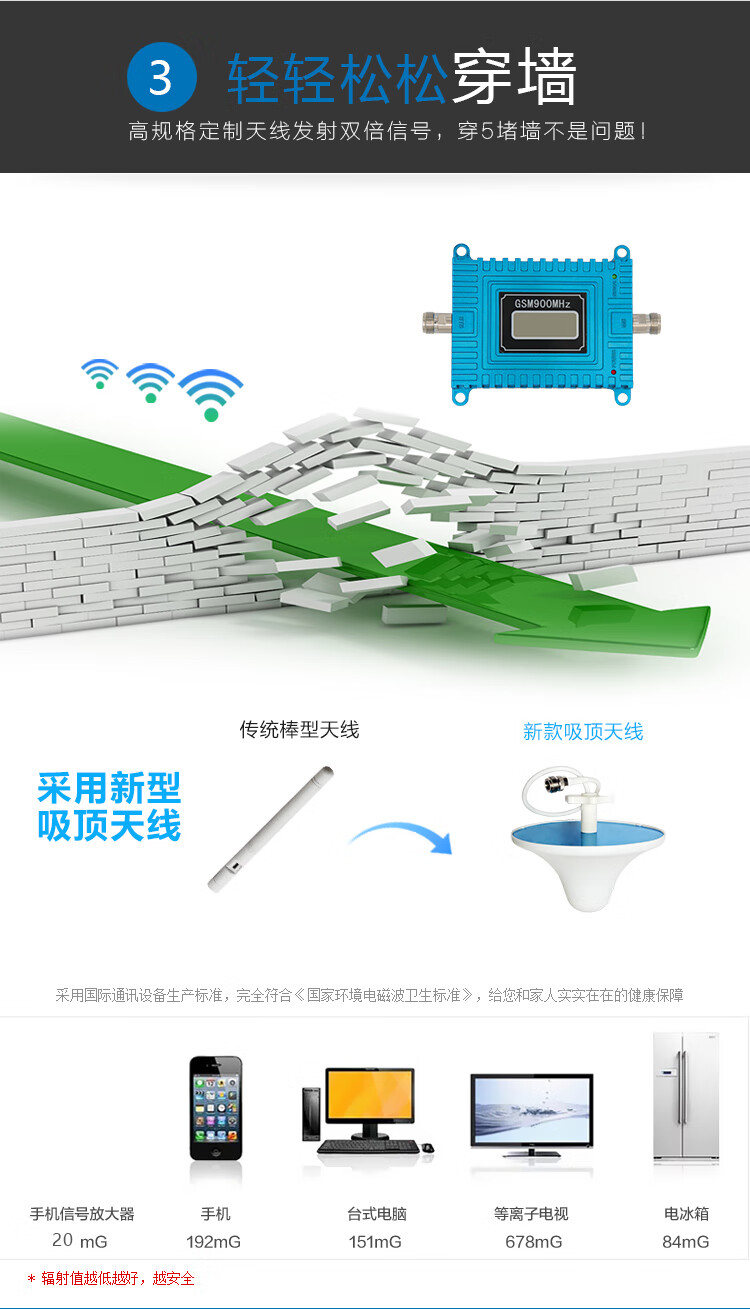 手機信號增強接收器加強器擴大放大器移動聯通電信通話4g三網合一電信