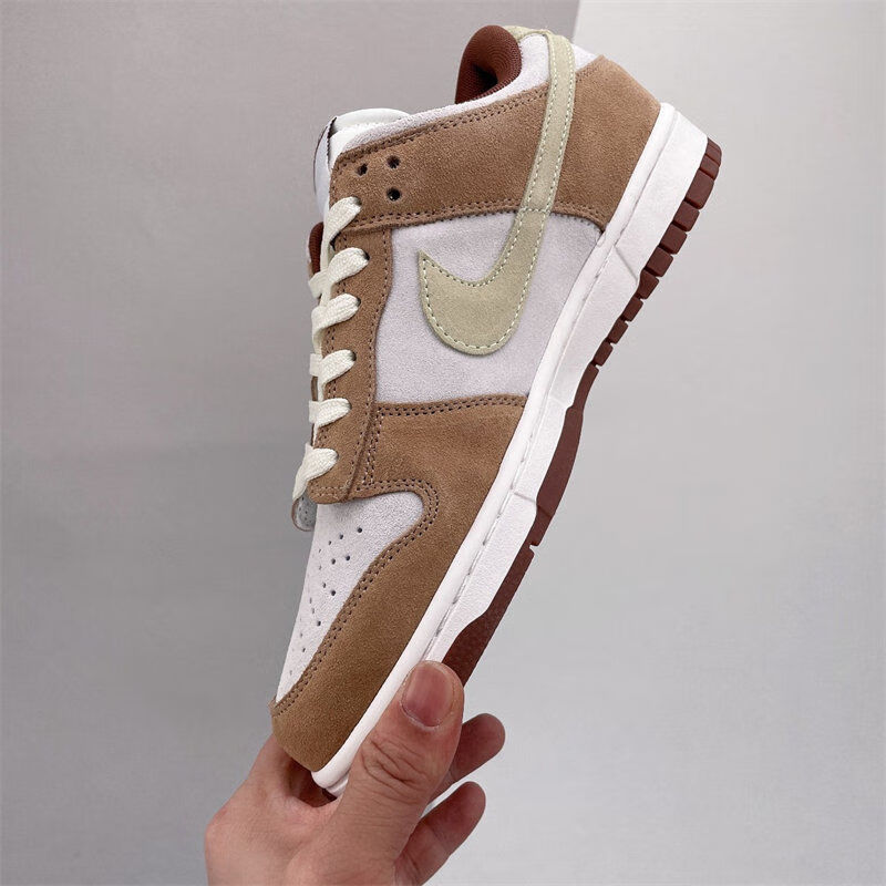 dunk low retro medium curry 低帮白棕小麦麂皮复古运动鞋板鞋 白棕