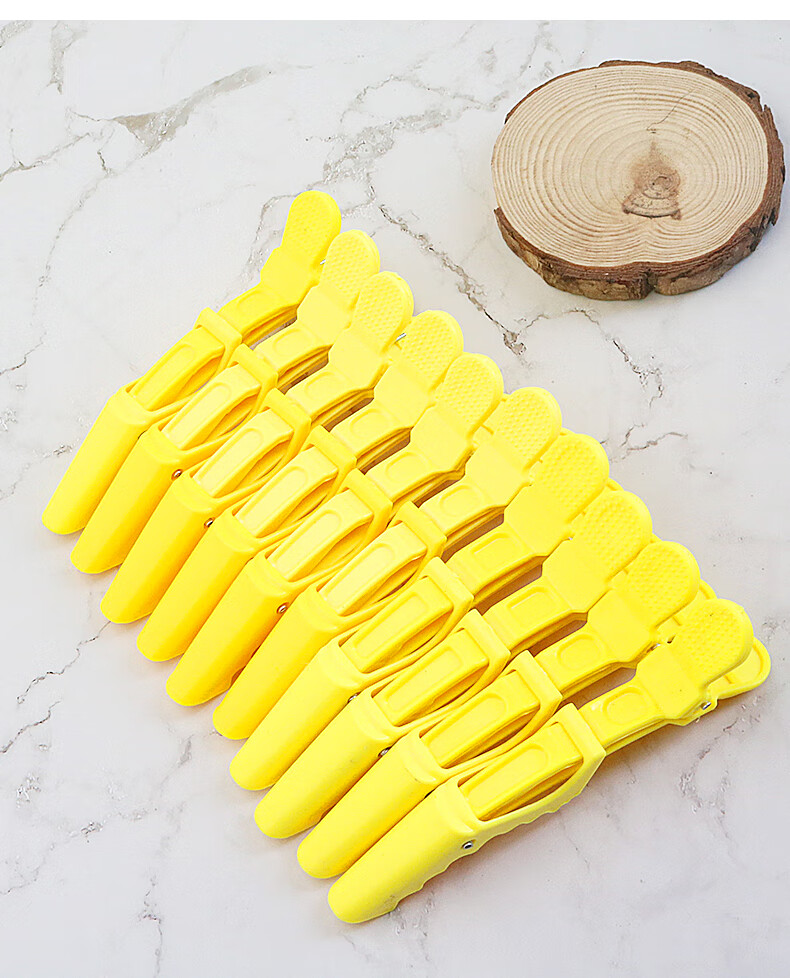 理发店鳄鱼夹子美发夹子无痕夹鸭嘴夹长嘴夹子烫染分区工具刘海夹gjq