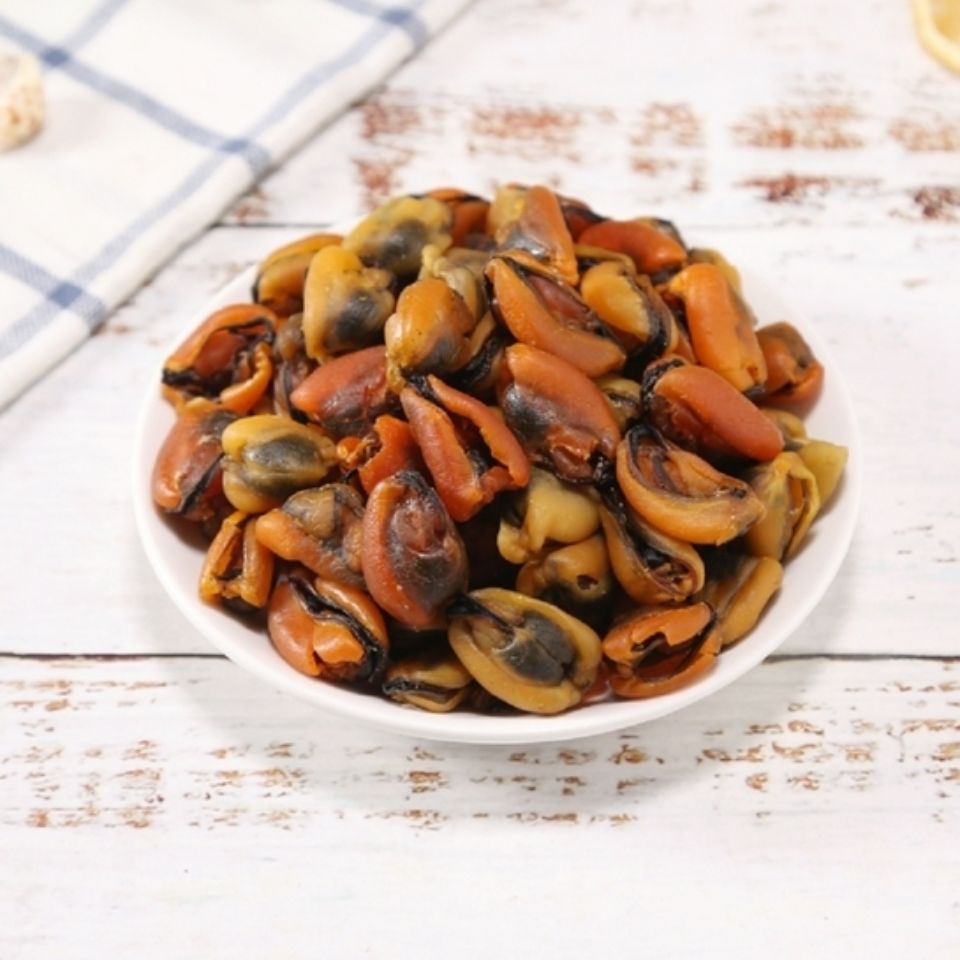 野生淡菜干500克海虹干贻贝青口贝壳菜海虹干250克海鲜干货 250g