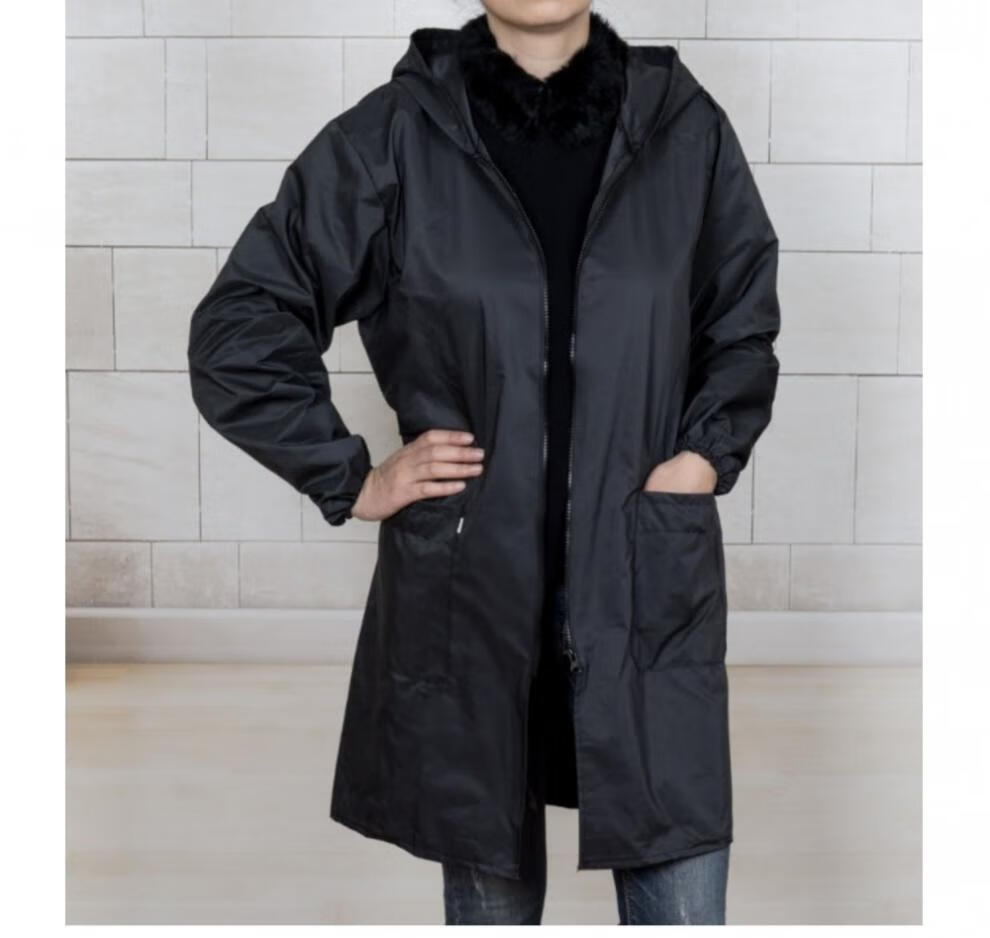 工作服大褂男长款搬运服耐磨防尘外套防水劳保服搬货罩衣薄款 深灰色