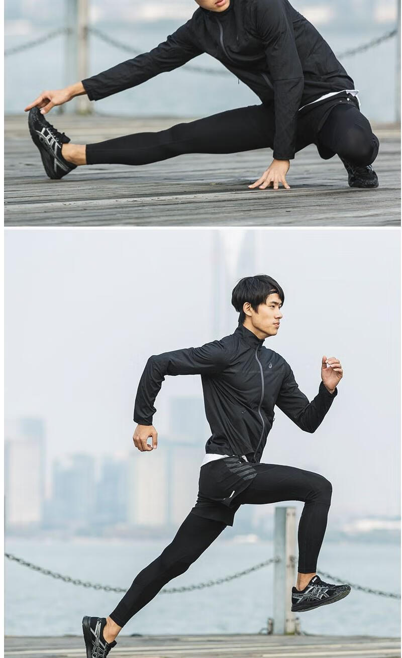 联名同款跑步鞋黑色缓冲gelcontend4运动鞋子男低百搭黑色银色011435