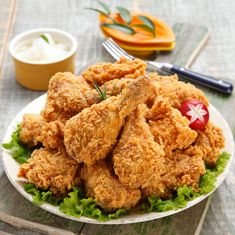 年货节宝立客滋炸鸡裹粉鸡排鸡翅油炸脆皮鱼鳞起酥粉台汉堡店商家用