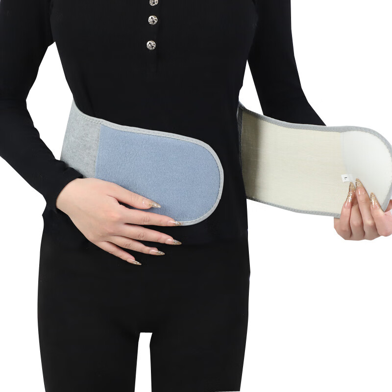 收腹护腰带保暖女士腰部加绒护肚子腰椎神器腹部秋冬防寒男护胃有运费