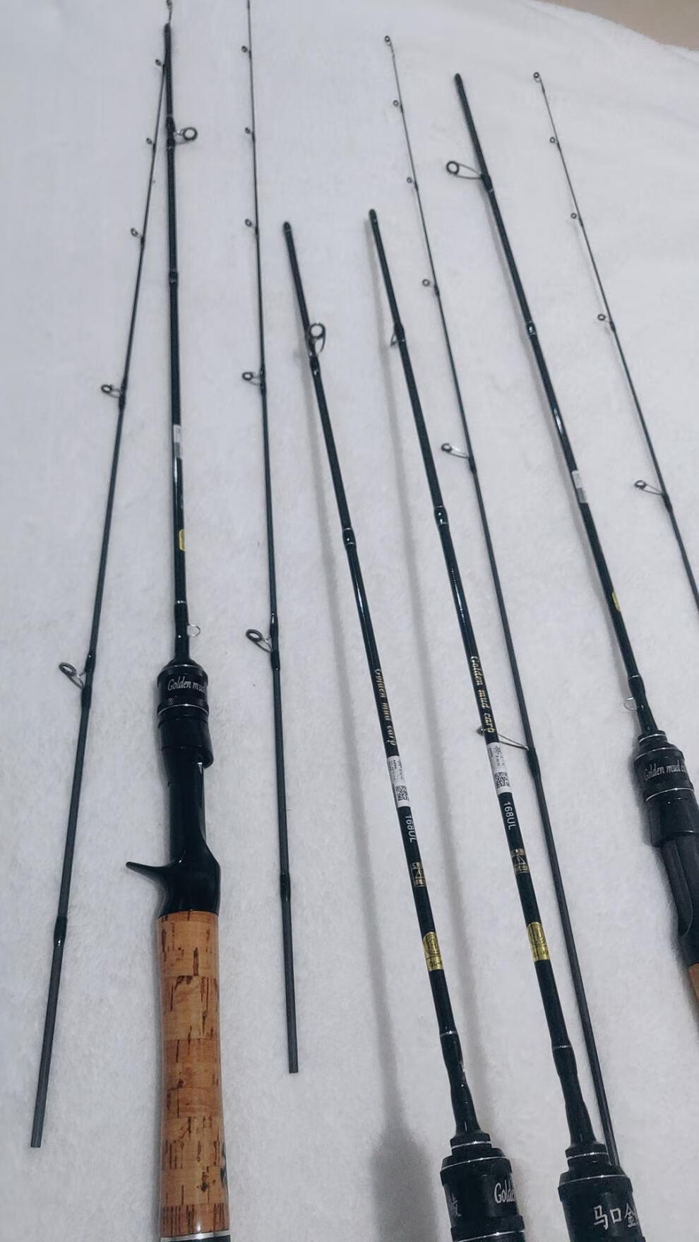 2022新款达瓦黑蜘蛛实心马口竿ul超软路亚竿套装全套水滴轮微物翘嘴