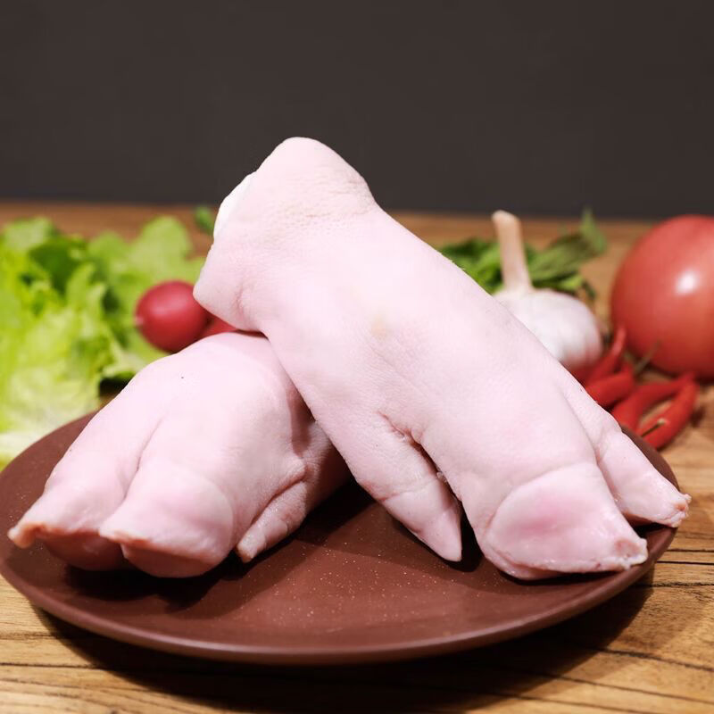 顺丰带筋猪蹄5斤装新鲜冷冻后脚猪脚短猪手猪爪烧烤食材家用切块会有