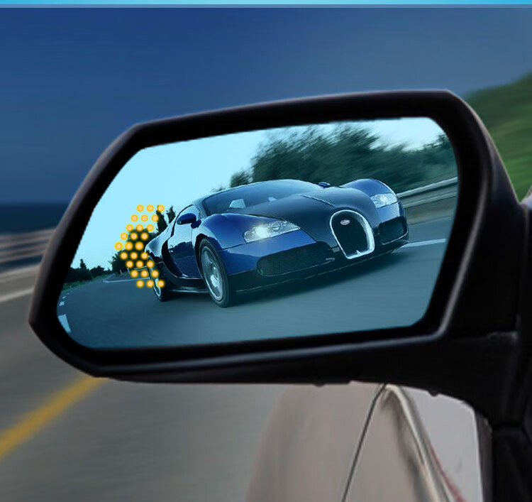 专用于奥迪a4la6lq3q5q7a3汽车后视镜倒车镜反光镜片大视野防眩目金杯