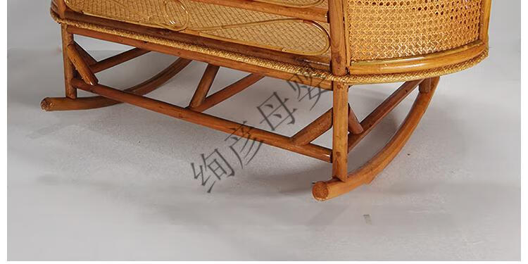 老式摇篮竹藤摇窝老款传统手工新生婴儿摇实木哄娃宝宝哄睡神器 标准