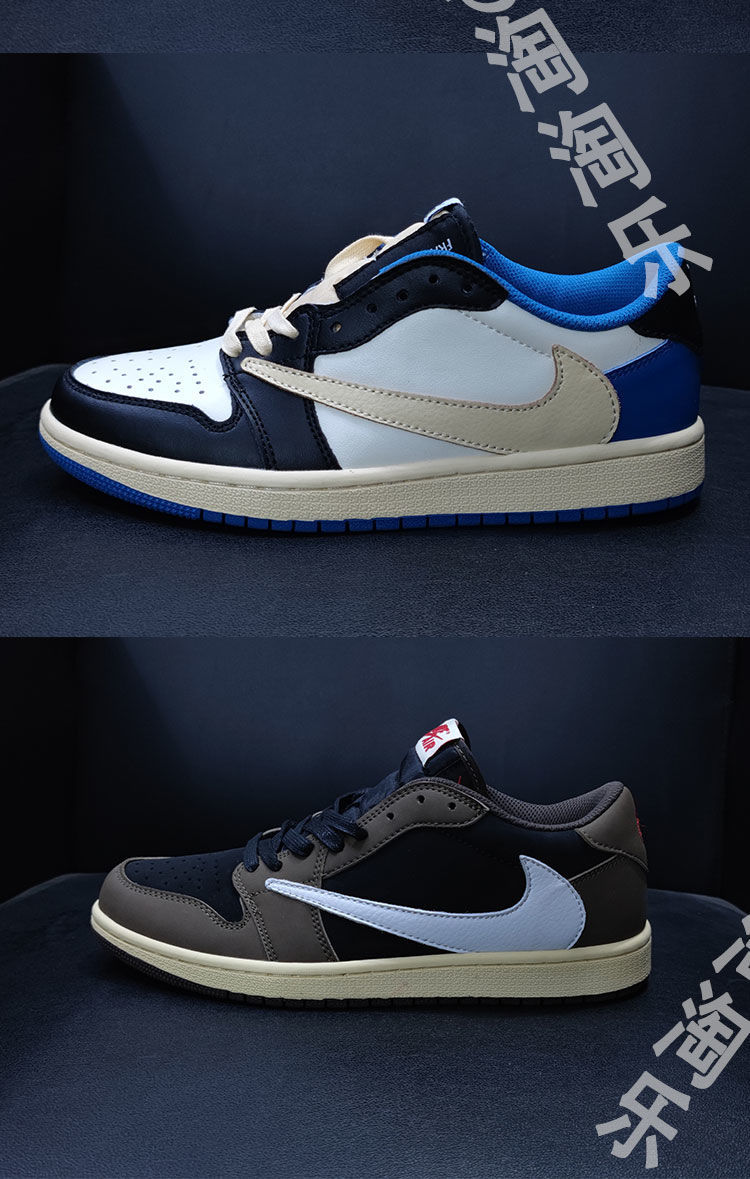 低帮倒钩纯原小闪电篮球鞋aj烟灰北卡蓝运动板鞋男影子灰 黑橙丝绸 36