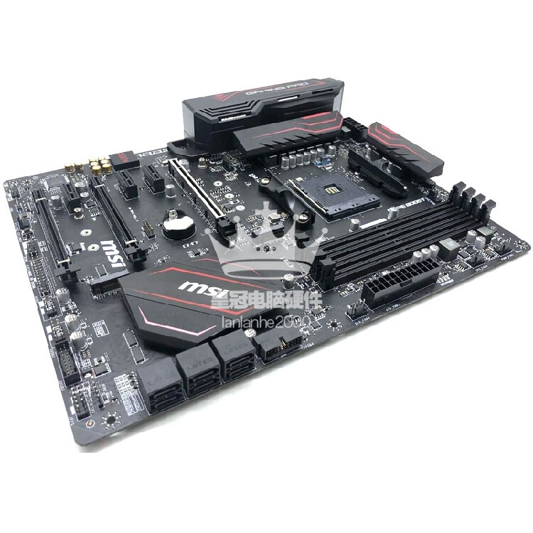 msi/微星 x470 gaming pro x370电竞主板 am4 支持锐龙2600 3500x 桔