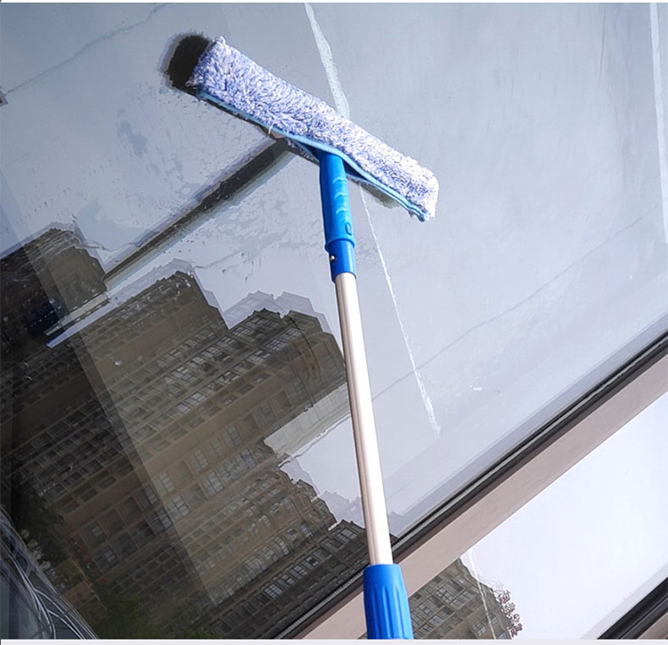国标 伸缩杆6米 擦玻璃神器加长伸缩杆保洁刮水器清洗玻璃刮水器清洁