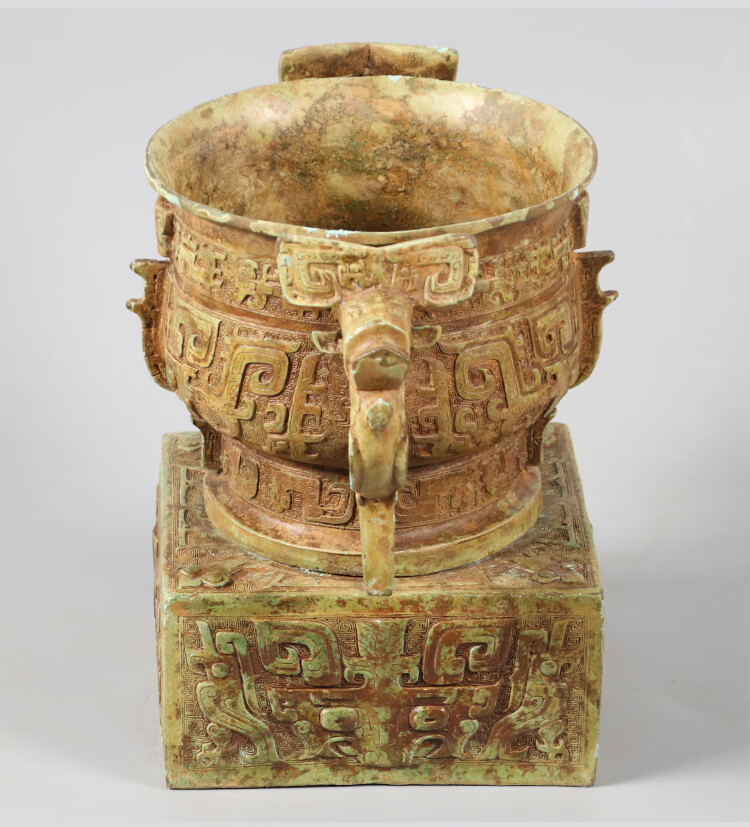 周鼎仿古青铜器 西周利簋武王征商簋 古代祭祀礼器古董收藏博物馆