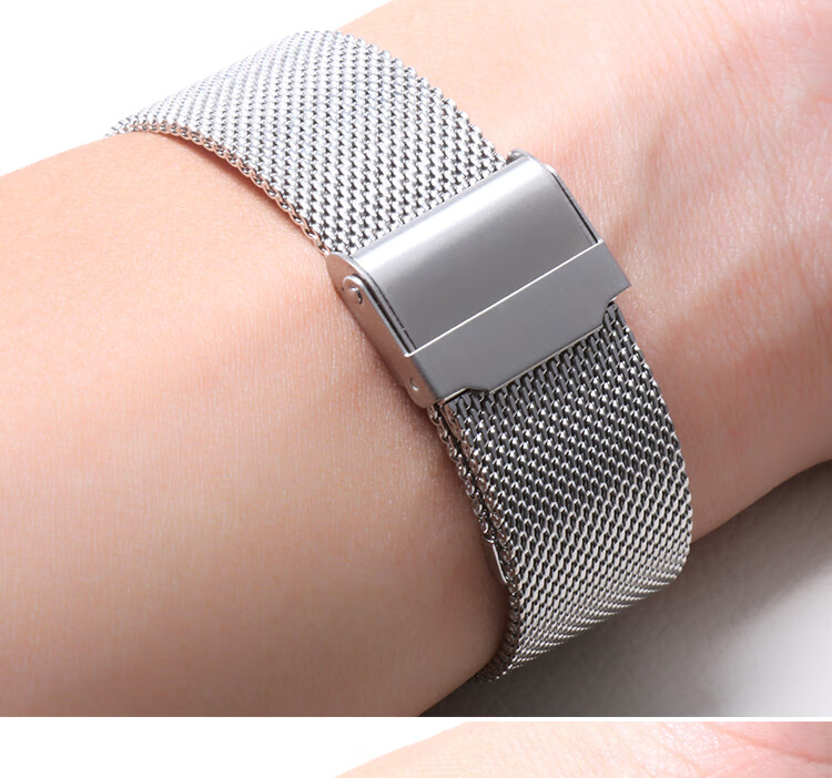 ck手表原装品质表带ck钢带手表带 男女k2g211/k3m214/211黑色米兰编织