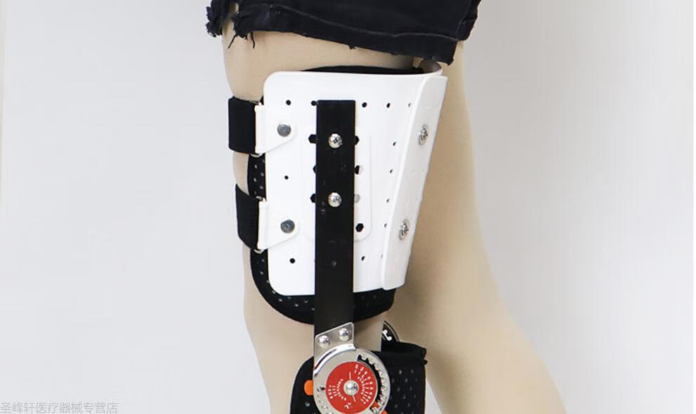 可调膝关节支架固定术后膝踝足矫形器大腿小腿脚踝下肢康复器支具髋膝