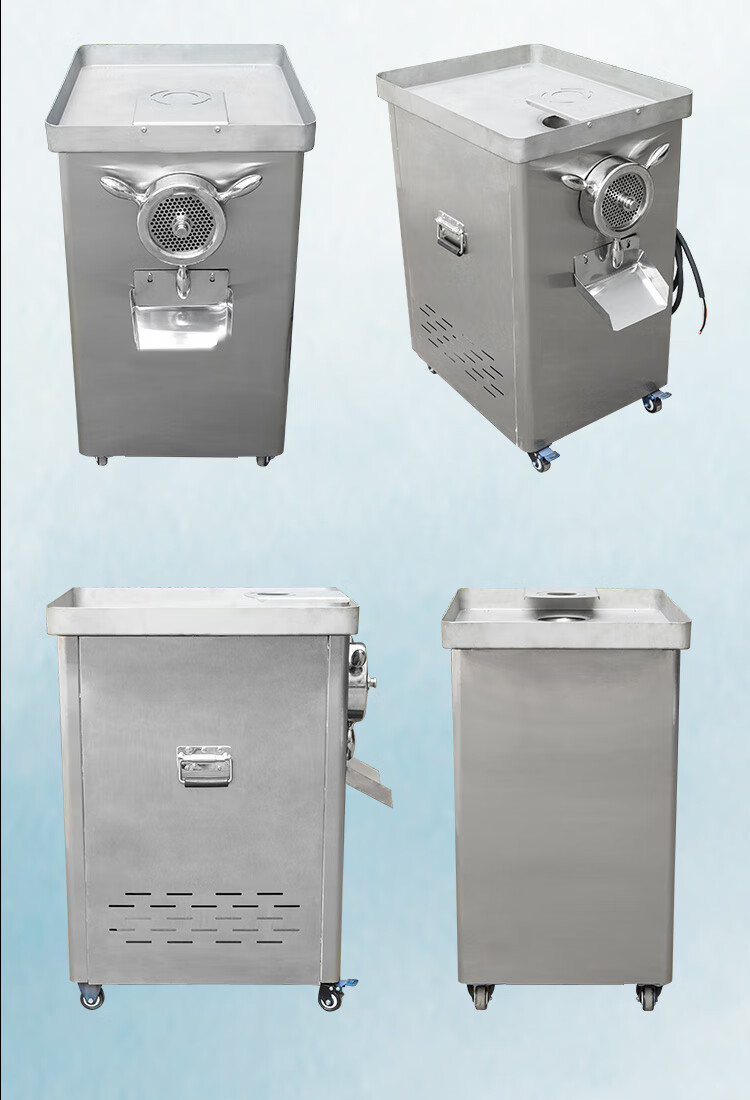 32型42型不锈钢绞肉机大型商用大功率强力饺冻肉机搅鸡架碎骨打肉32型