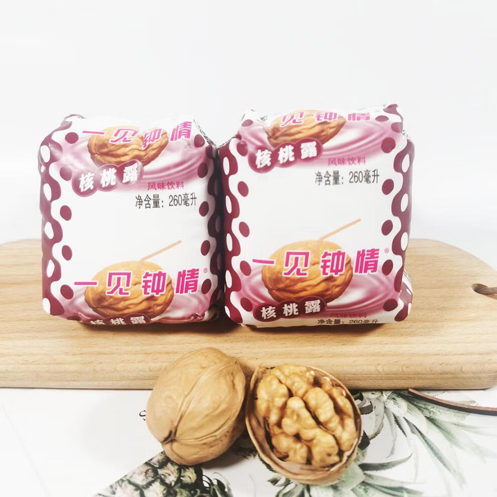 河南开封特产一见钟情花生牛奶怀旧袋装学生早餐花生露奶一见钟情核桃