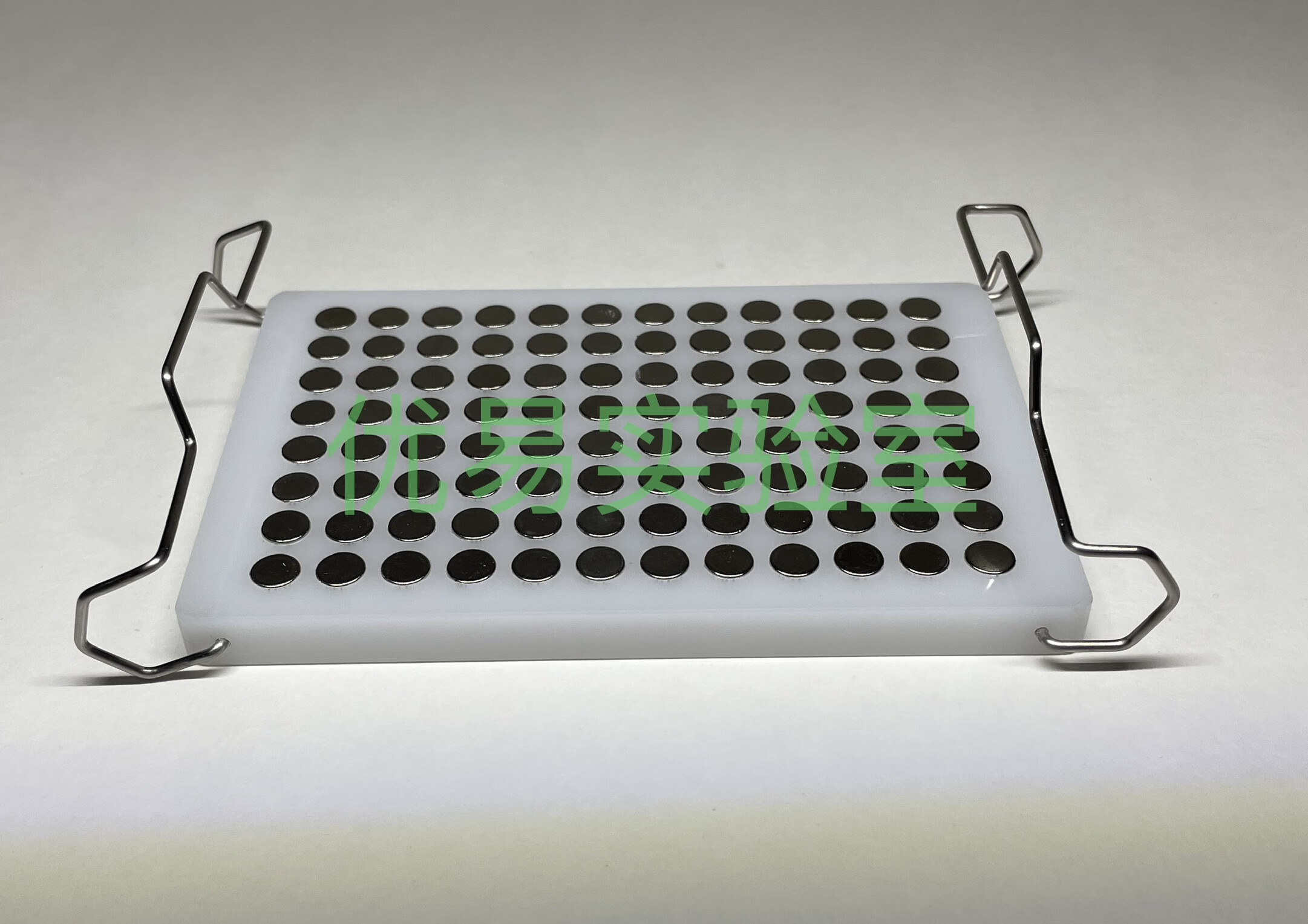 霜魄96孔板磁力架 磁架 磁分离架 生物磁珠实验磁力架 铝合金磁分选架