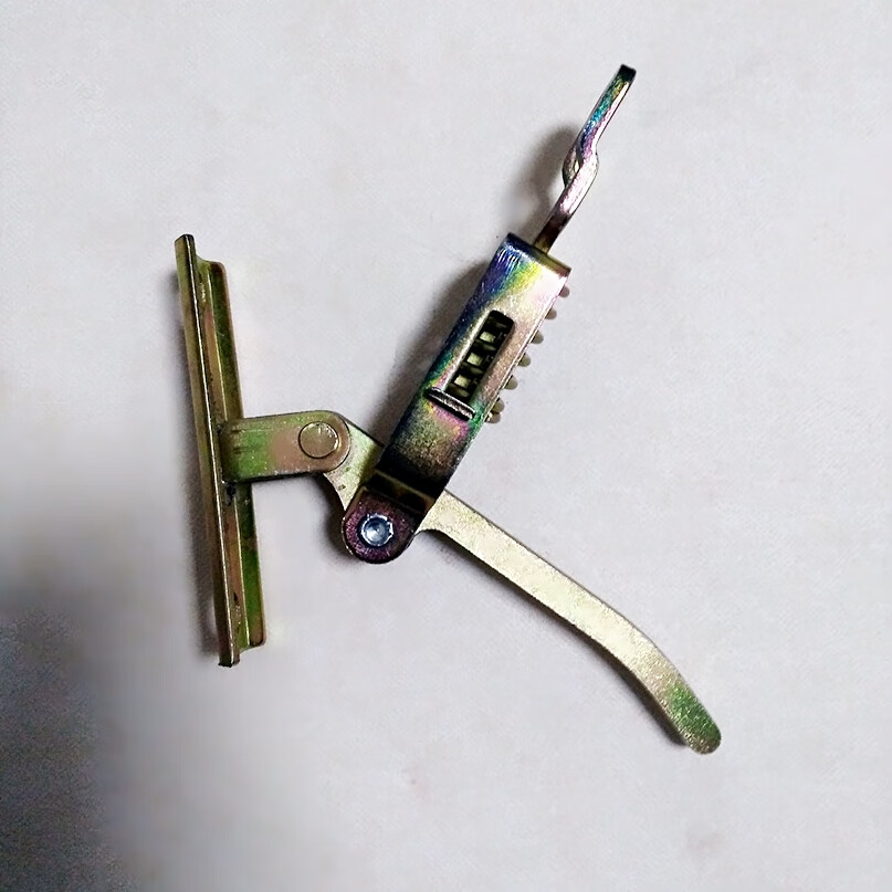 适用于货车车厢锁扣挂钩 三轮车弹簧手扣厢货门把手挂钩 栏板扣搭钩勾