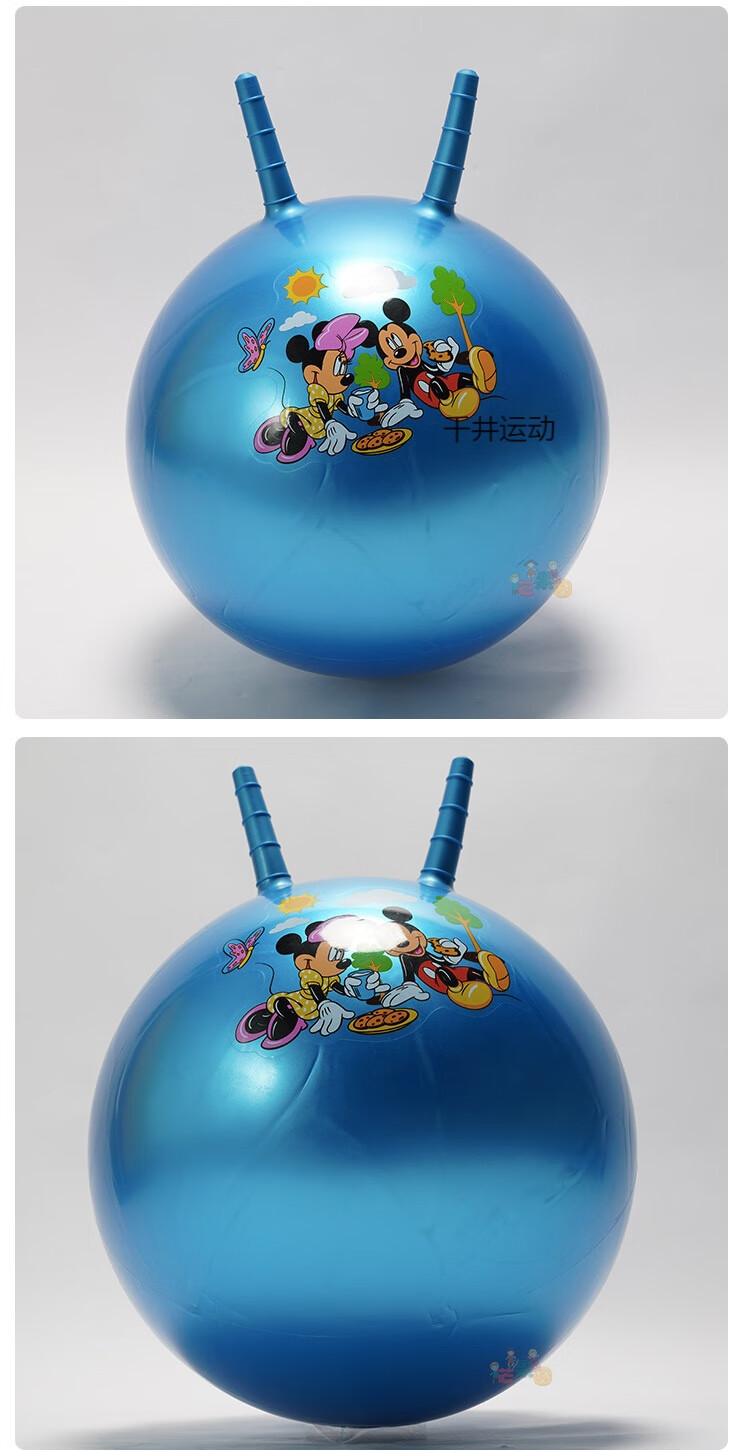 台湾羊角球儿童感统训练器材运动家用幼儿健身摸高跳游戏玩具 直径