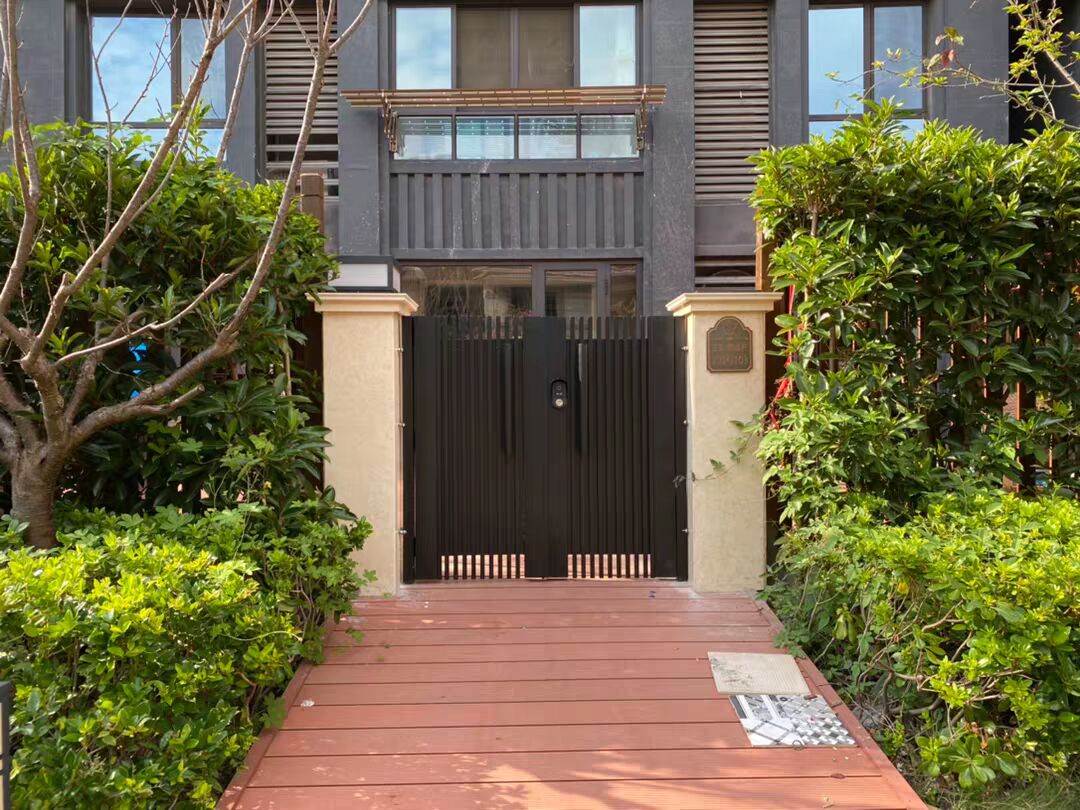 铁艺大门庭院围墙大门院子对开门农村铁大门小区进户门欧式双开门