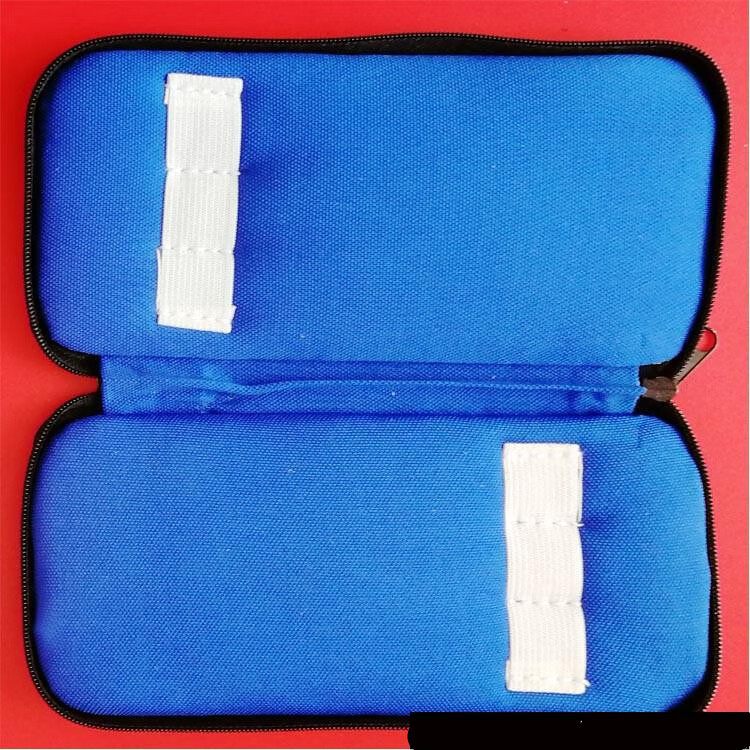 中医用针炙包银针针灸包非一次性无菌全套装针包穴位图桶针60只带书