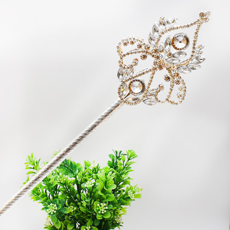 迪士尼魔法棒爱莎权杖仙女棒皇冠儿童魔法杖公主女王艾莎女童玩具手杖