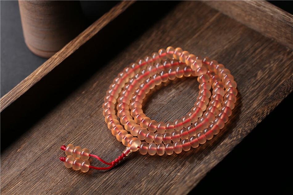 青鱼石乌青喉骨鱼惊骨原料手串项链8x6