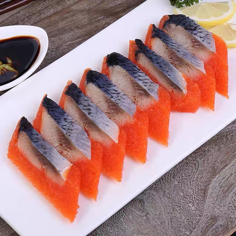 希鲮鱼籽西鳞鱼籽海鲜寿司刺身料理日式生鱼片原料大包装2红1黄