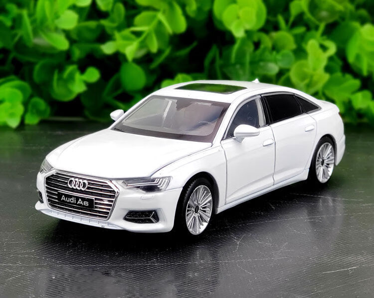 奥迪a8车模1:18奥迪a8l仿真合金汽车模型金属车模型声光回力玩具车