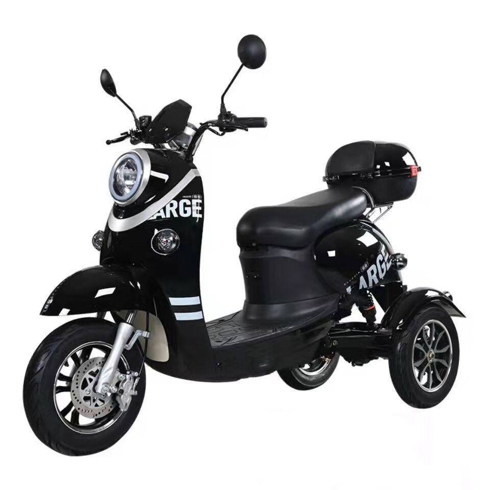 小龟王电三轮车可上牌战神电动车老人代步电瓶车带大证威猛带菜篮款